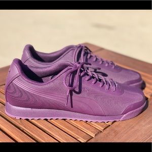 PUMA Men's Roma Tk Fade Sneaker Purple